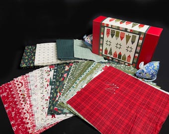 Winter Village Runner *Boxed Kit with Original Fabrics & Pattern By: Sandy Gervais For Riley Blake  KT-14740