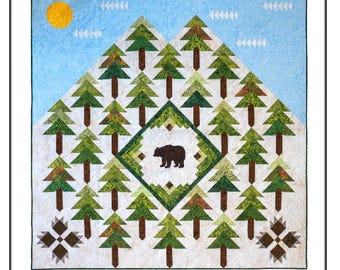 Kodiak in the Woods* Quilt Pattern *  By: JoAnna Rogers of Sew Big Quilting