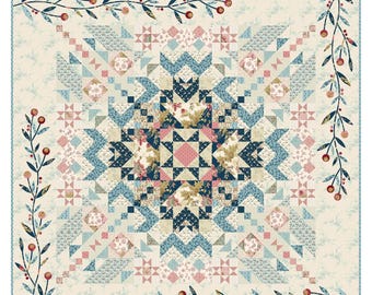 California *Applique & Pieced Quilt Pattern" By: Edyta Sitar - Laundry Basket Quilts  LBQ-0861-P