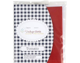 Vintage Cloth   *25 Count Evenweave 3835 * TOMATO * By: Lori Holt for Zweigart
