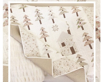 Silent Night *Pieced Quilt Pattern* By Margot Languedoc - The Pattern Basket  TPB2011
