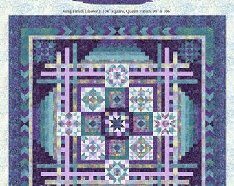 Paradise  *King or Queen Size Pieced Quilt Pattern*   By: Wing and a Prayer