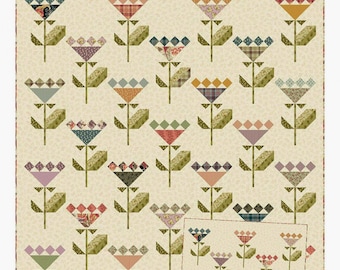 Zinnia *Pieced Quilt Pattern* By: Edyta Sitar - Laundry Basket Quilts