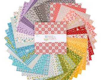 Piece & Plenty *Layer Cake (10x10) - 42 Pieces* By Lori Holt of Bee in my Bonnet For Riley Blake
