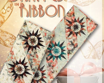 Wrapped Ribbon Table Runner *Foundation Paper Piecing Pattern & Papers and/or Replacement Papers* By: Judy Niemeyer Quilting - Quiltworx