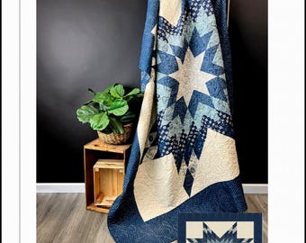 Evening Star *Quilt Pattern - No Diamonds & No Y Seams* By: Debbie Maddy - Calico Carriage Quilt Designs