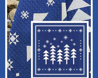 Winter Walk In The Woods *Pieced Quilt Pattern* By:  Susan Vaughan For Fig Tree & Co.
