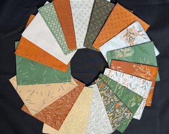 Whispering Grasslands  *Fat Quarter Bundle - 18 Pieces By: Gabrielle Niel Designs For Camelot Fabrics