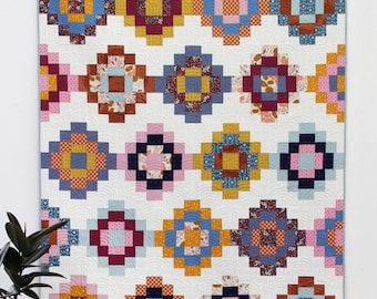 Echo *A Fat Quarter Friendly Quilt Pattern in 5 Sizes * From: Cluck Cluck Sew