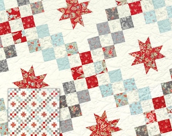 Castle Courtyard  *Pieced Quilt Pattern*  Designed By Jocelyn Ueng For: It's Sew Emma   ISE-149