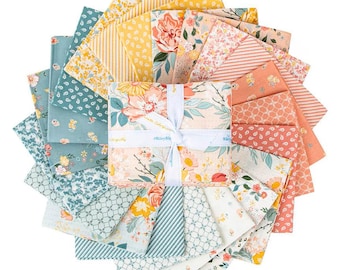 New Beginnings *Fat Quarter Bundle - 21 Pieces*  By Sandy Gervais for Riley Blake  FQ-15750-21