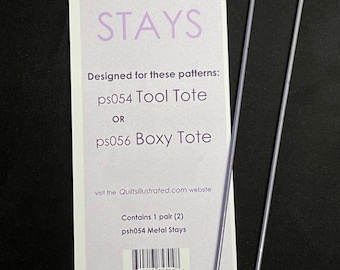 Bag Replacement Stays  For Tool Tote or Boxy Tote From: Quilts Illustrated