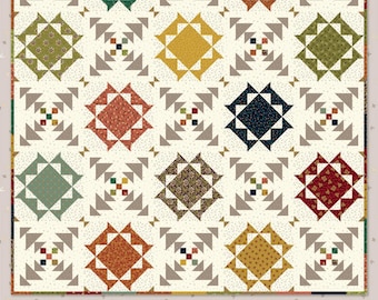 Pressed Flowers * Pieced Quilt Pattern * By Kim Diehl  For It's Sew Emma  ISE-321