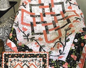 Trellis  *Pieced & Applique Quilt Pattern*     By: Jill Finley of Jillily Studio #112