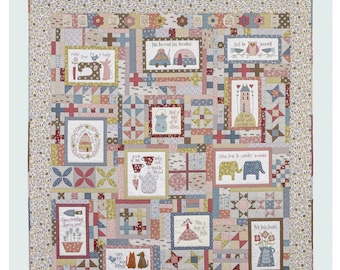 A Letter to My Daughter   *An Applique and Hand-Embroidery Quilt Pattern* From: The Birdhouse Patchwork Designs