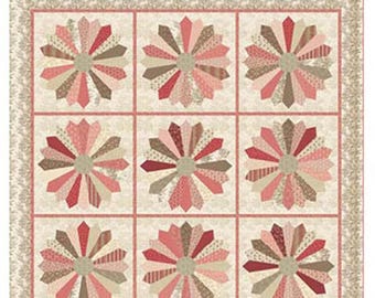 Dresden Plate - Pieced Quilt Pattern By: Edyta Sitar  Laundry Basket Quilts LBQ-1348-P