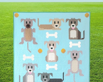 Tail Wags - A Puppy Quilt *Quilt Pattern* From: Art East Quilting Co.