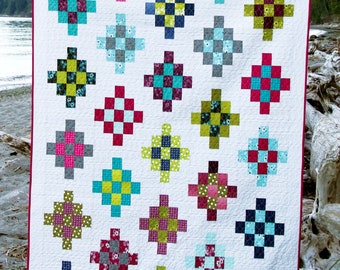 Uptown *Quilt Pattern - Jelly Roll Friendly* From: Cluck Cluck Sew