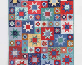 Twinkle *A Fat Quarter Quilt Pattern in 5 Sizes * From: Cluck Cluck Sew