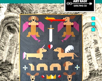 Mythical Wieners *Quilt Pattern* From: Art East Quilting Co.