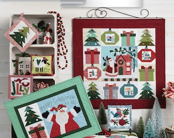 Mistletoe Crossing On Wander lane- Block 12 *Quilt & Sewing Projects Pattern* By: Nancy Halvorsen - Art to Heart