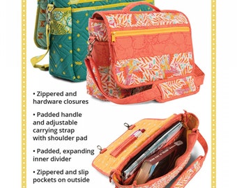MJ's Messenger Bag *2 Sizes -Sewing Pattern* From: by Annie