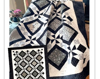 Hidden Star *Multi-size Quilt Pattern - Layer Cake Friendly* By: Pleasant Valley Creations  PVC469