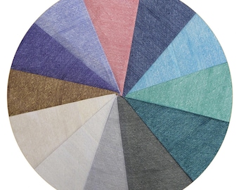 24/7 Herringbone ABALONE *Fat Quarter Bundle - 12 Pieces* From: Hoffman Fabrics