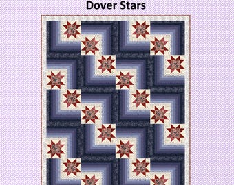 Dover Stars  *A Piece Quilt Pattern* By: Laureen Smith of Tourmaline & Thyme Quilts