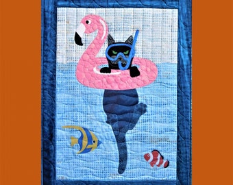 Fish Bait *Wall Hanging Quilt Pattern* From: Trouble & Boo Designs