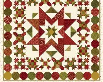 Home for the Holly Days * Pieced Quilt Pattern * By Kim Diehl  For It's Sew Emma  ISE-295
