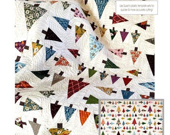 Forest Stroll * Fat Eighth Friendly Quilt Pattern *  By: Susan R Marth of Suzn Quilts  #334