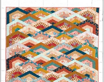 High Street Hills*Pieced Quilt Pattern - Fat Quarter & Jelly Roll Friendly* From: Cotton Street Commons