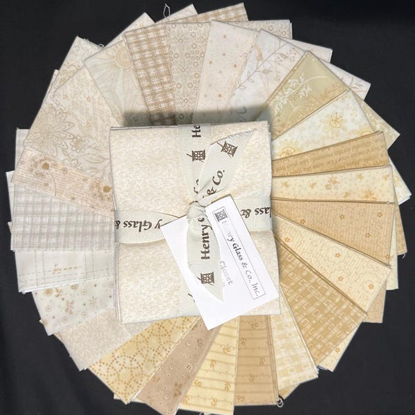 Linen Closet 3 - Fat Quarter Bundle - 24 Pieces By: Janet Rae Nesbitt for Henry Glass & Co.
