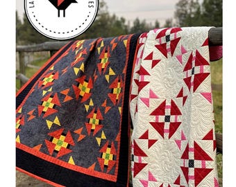 True Love / Barn Dance * A Churn Dash Quilt Pattern*  By: Karen Walker - Laugh Yourself Into Stitches