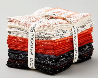 Spooky Stitches  *Fat Quarter Bundle - 21 Pieces* By Robin Kinsley for Maywood Studio  FQ-MASSPST