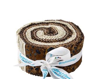 Rocky Mountain Terrazzo * Expressions Batik Elementals * Strips / Jelly Roll - 40 Pieces* From: Riley Blake