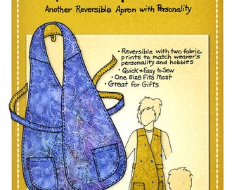 Wrap Front Apron Pattern *One Size Fits Most* From: Mary Mulari Designs MP02