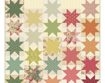 Sewing Star *Pieced Quilt Pattern* By: Edyta Sitar - Laundry Basket Quilts  LBQ-1278-P