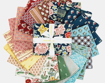 Emma - A Jane Austen Collection *Fat Quarter Bundle - 21 Pieces* By Jane Austen For Riley Blake