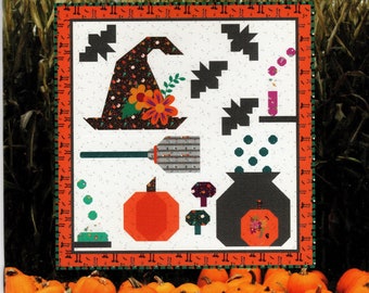 A Little Witchy Sampler (A Fat Eighth Friendly Quilt Pattern)  By: Jennifer Long of Sew a Story