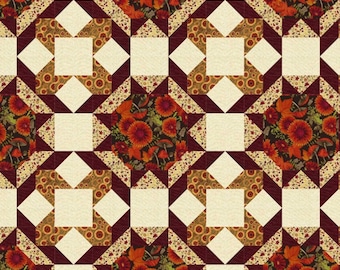One Really Big Block *Quilt Pattern* From: Lavender Lime   DLL188