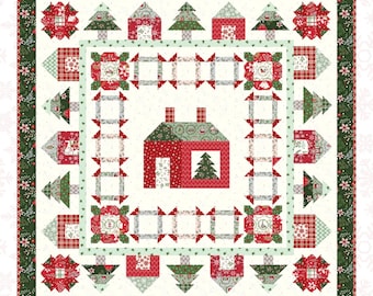 Holly Lane *Pieced Quilt Pattern - Fat Quarter Friendly* By: Beverly McCullough of Flamingo Toes