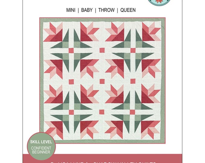 Featured listing image: Dancingg Lilies * Quilt Pattern *  By Lisa Lund for Shadow Valley Quilts