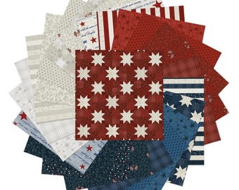American Valor *Layer Cake (10x10) - 42 Pieces* Designer: Cheryl Haynes  For Benartex