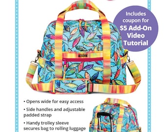 Ultimate Travel Bag 2.0 *Sewing Pattern - 8 Pockets for Organized Travel* From: by Annie
