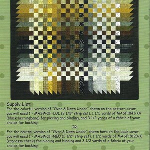 Over & Down Under *quilt Pattern* By: Bonnie Sullivan - All Through the ...