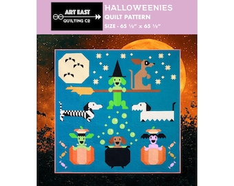 Halloweenies * A Whimsical Quilt Pattern for Halloween * From: Art East Quilting Co.