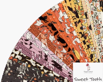 Sweet Tooth Jelly Roll (2-1/2" Strips ~ 48 Pieces~ From: Poppie Cotton