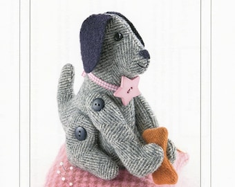 Bitty Dog Pincushion *Sewing Pattern* From: Bunny Hill Designs   #1033